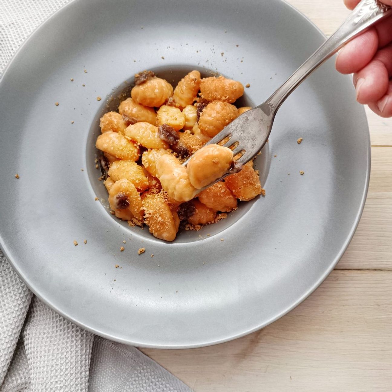 GNOCCHI ALLA ZUCCA BURRO E AMARETTI