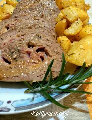 Ricetta POLPETTONE AL FORNO RIPIENO di kettycucinooggi