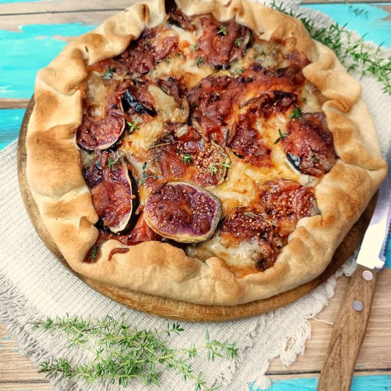 TORTA RUSTICA FICHI E SPECK