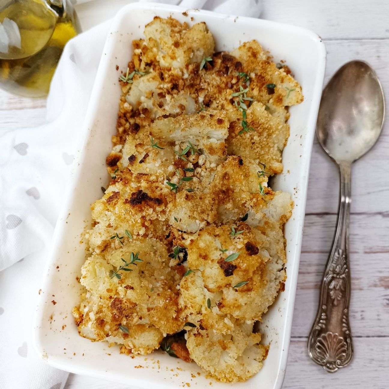 CAVOLFIORE GRATINATO AL FORNO LIGHT