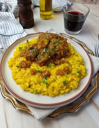 Ricetta RISOTTO ALLA MILANESE CON OSSOBUCO di kettycucinooggi