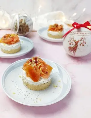 Ricetta MINI CHEESECAKE AL SALMONE di kettycucinooggi