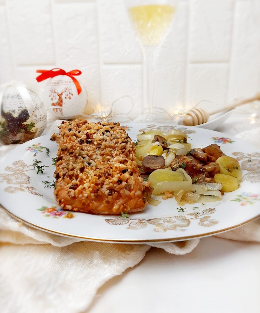 SALMONE IN CROSTA GLASSATO