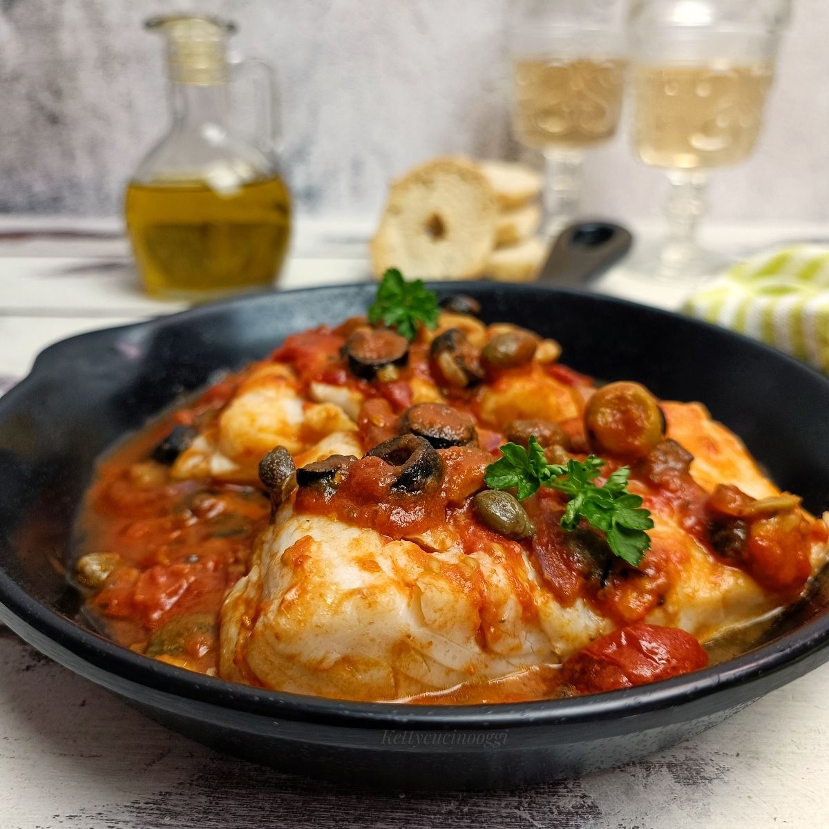 BACCALA’ DISSALATO ALLA MEDITERRANEA
