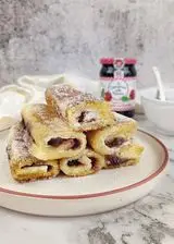 Ricetta FRENCH TOAST ROLL UPS RIPIENI DI CONFETTURA DI CILIEGIE DELL'EMILIA