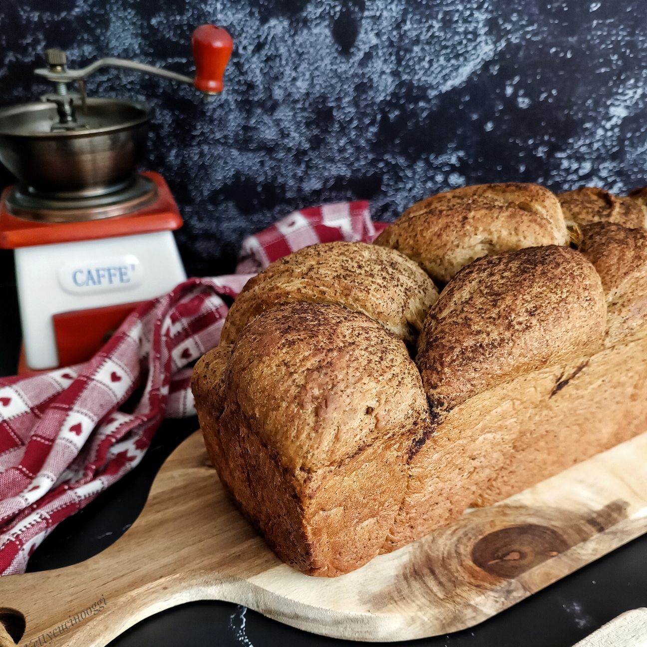 Treccia di Pan brioche al caffè