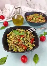 Ricetta Insalata di farro con pesto di rucola