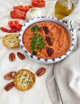 Ricetta MUHAMMARA CREMA DI PEPERONI di kettycucinooggi