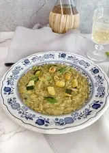 Ricetta Risoni cremosi con zucchine e basilico