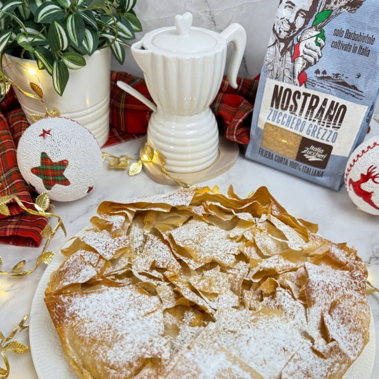Torta di mele croccante