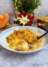 Ricetta Lasagnetta con zucca salsiccia e scamorza