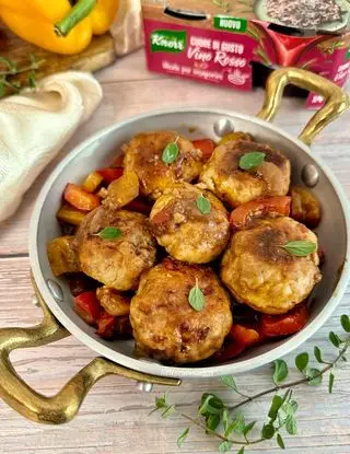 Ricetta Polpette con peperoni di kettycucinooggi