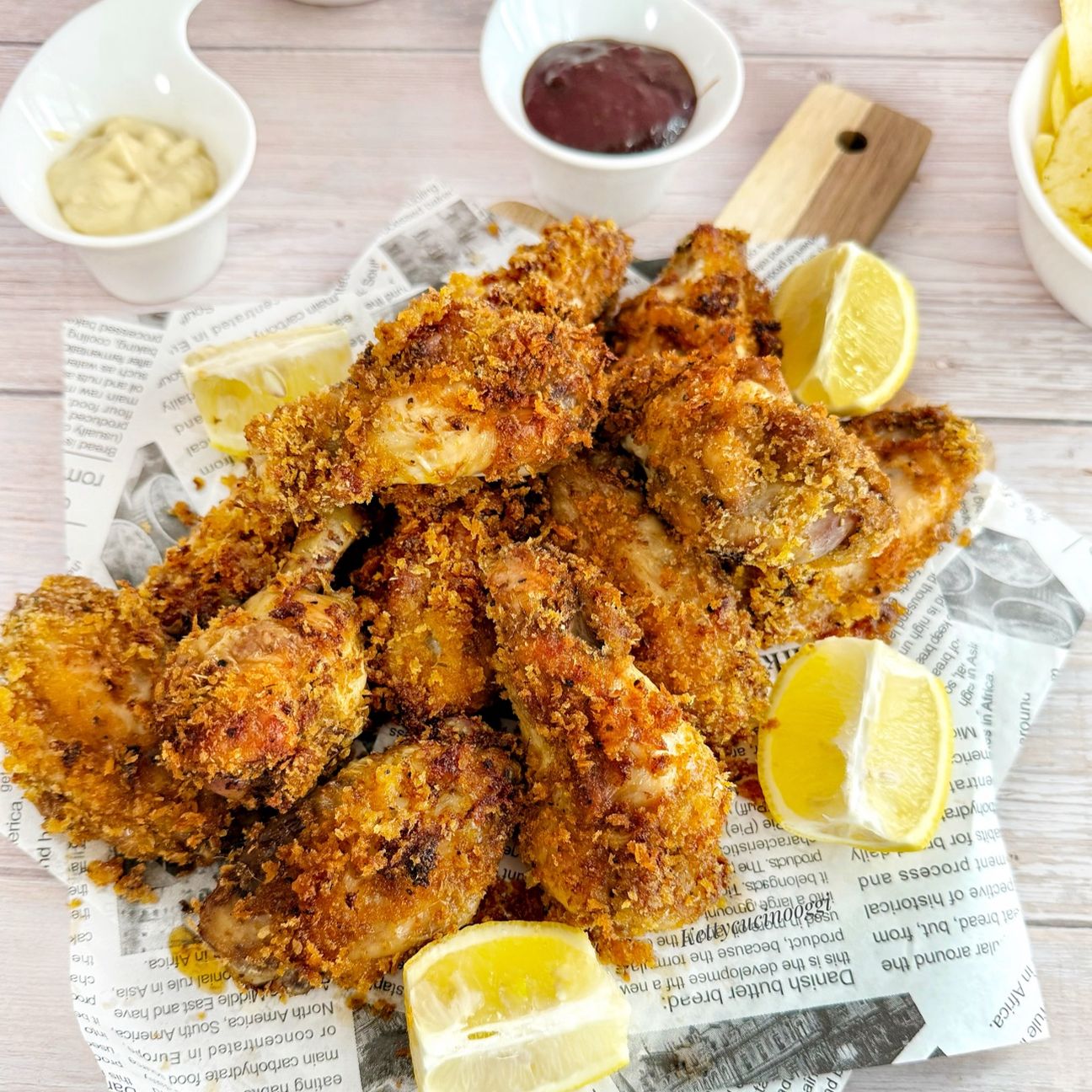 Alette di pollo croccanti