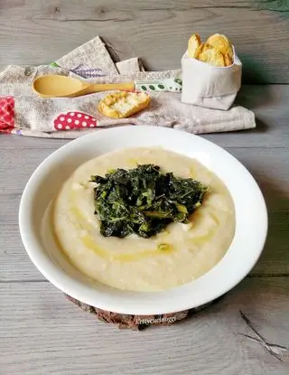 Ricetta MACCO DI FAVE SECCHE CON CAVOLO NERO di kettycucinooggi