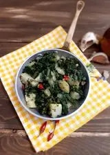 Ricetta CAVOLO NERO CON PATATE E ACCIUGHE