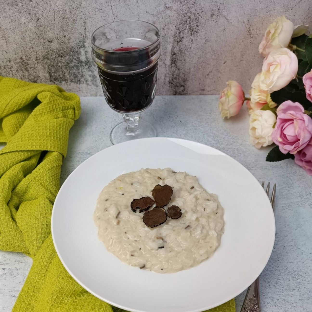 RISOTTO CON ROBIOLA E TARTUFO