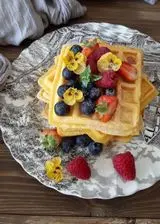 Ricetta WAFFEL DOLCI AI FRUTTI ROSSI