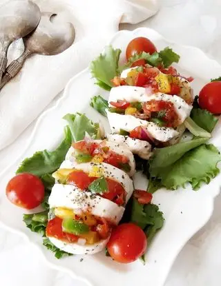 Ricetta MOZZARELLA A FISARMONICA FARCITA di kettycucinooggi