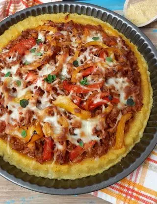 Ricetta CROSTATA DI POLENTA SALSICCIA E PEPERONI di kettycucinooggi