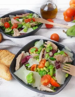 Ricetta INSALATA FRESCA CON FAVE E TONNO di kettycucinooggi