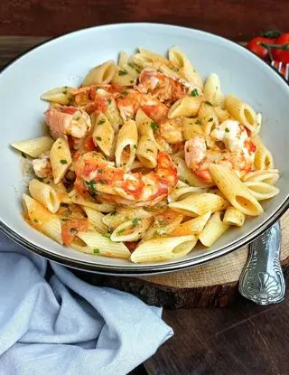 Ricetta PENNETTE CON SCAMPI E GAMBERI di kettycucinooggi