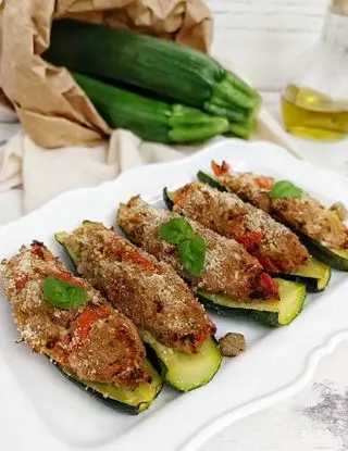 Ricetta ZUCCHINE RIPIENE DI TONNO LIGHT di kettycucinooggi