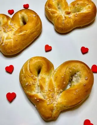 Ricetta BRETZEL A CUORE di pepeesale