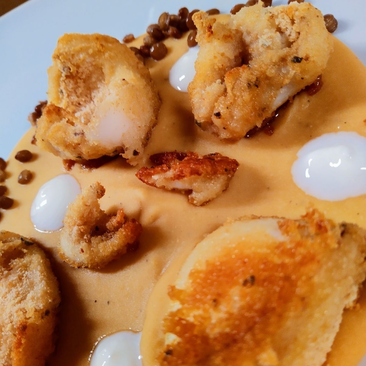 Seppie, Lenticchie e Yogurt