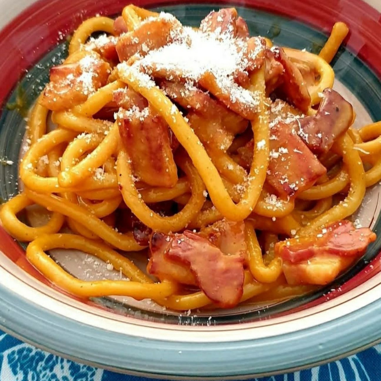 Carbonara con lo spek
