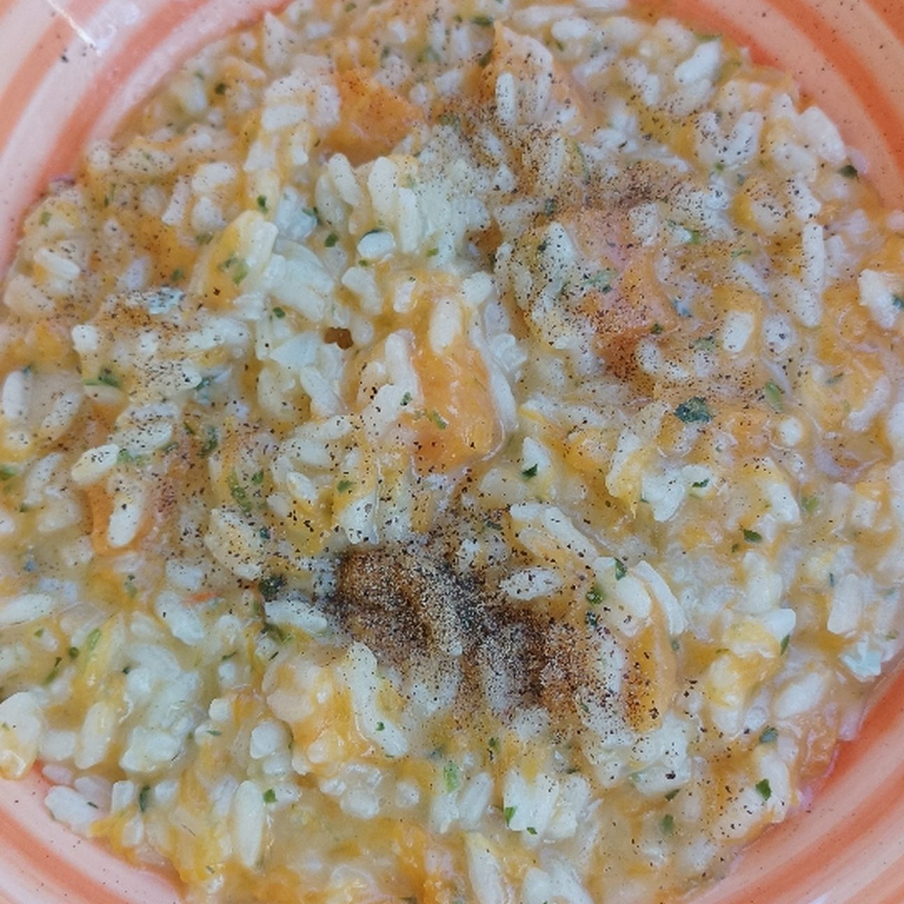Risotto zucca e zola