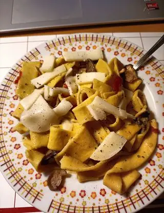Ricetta Lasagnette di ceci ai funghi di checcolioy