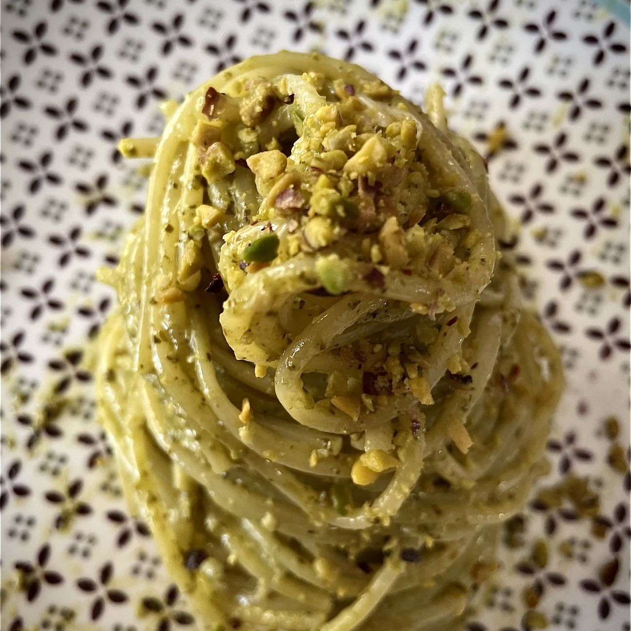 Spaghetti al Pesto di Pistacchio
