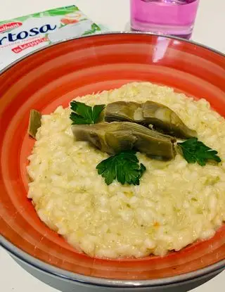 Ricetta Risotto Certosino ai carciofi di Quelche_ilfrigo_offre