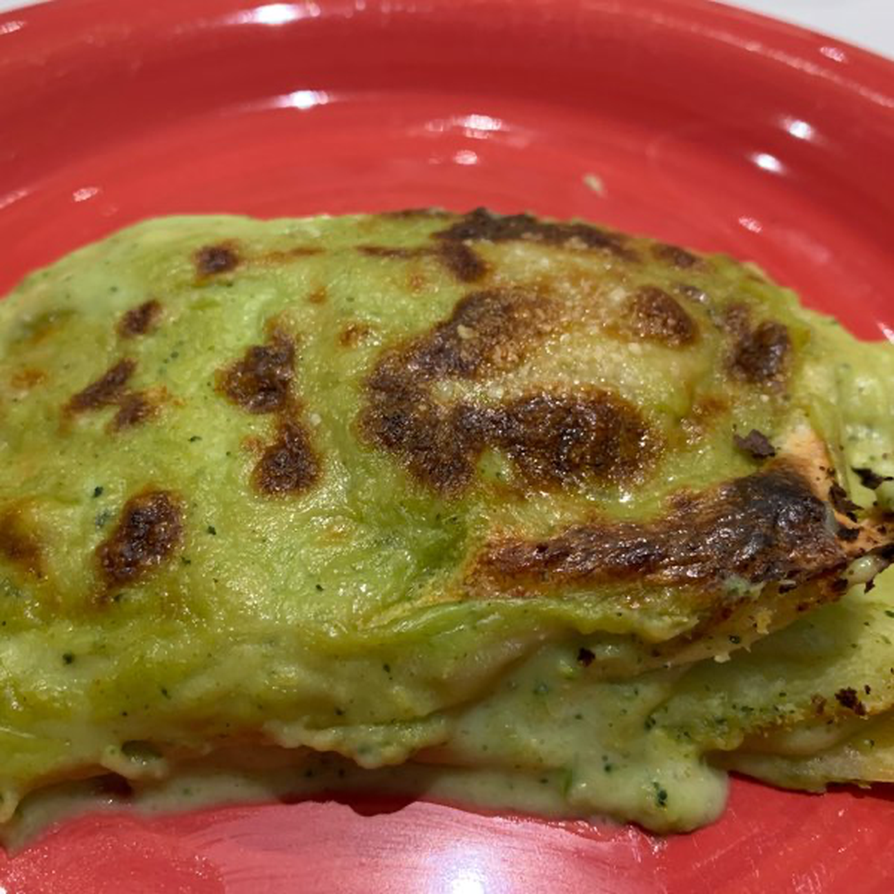 Lasagna broccoli e ceci