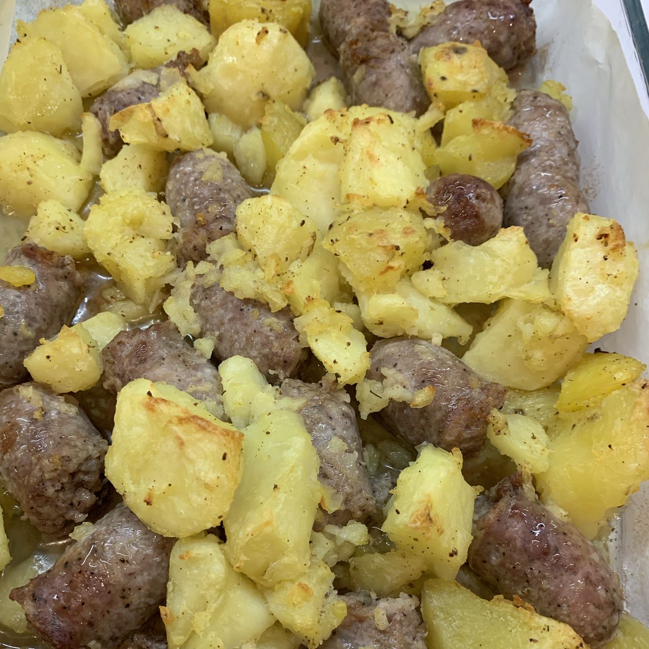 Salsicce e patate