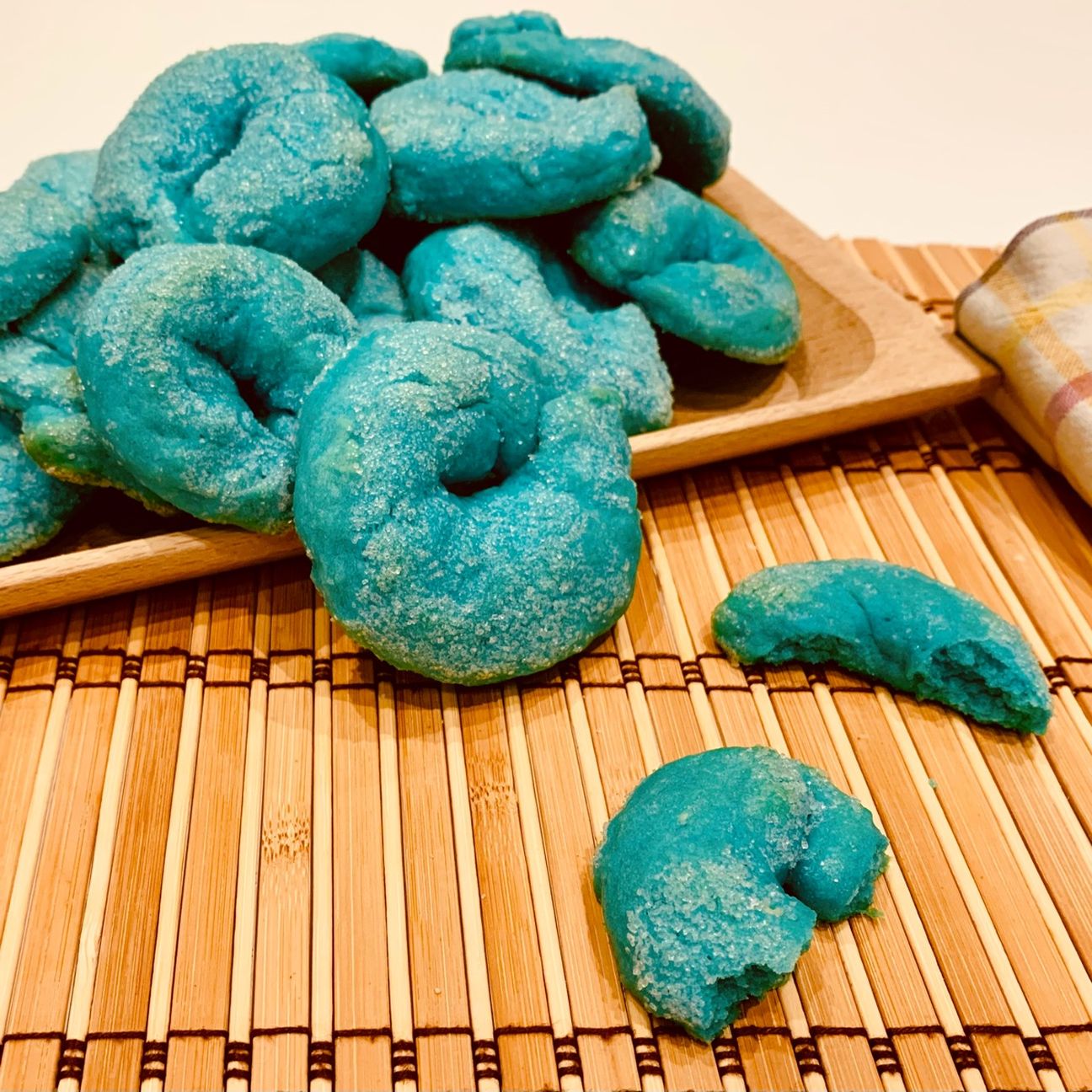 Ciambelline al vino blu puffo