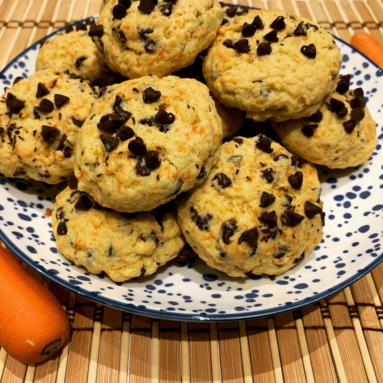 Biscotti carote e cioccolato