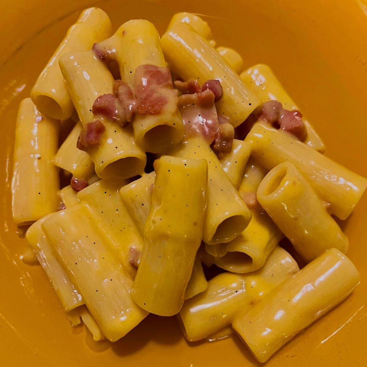 Rigatoni alla carbonara