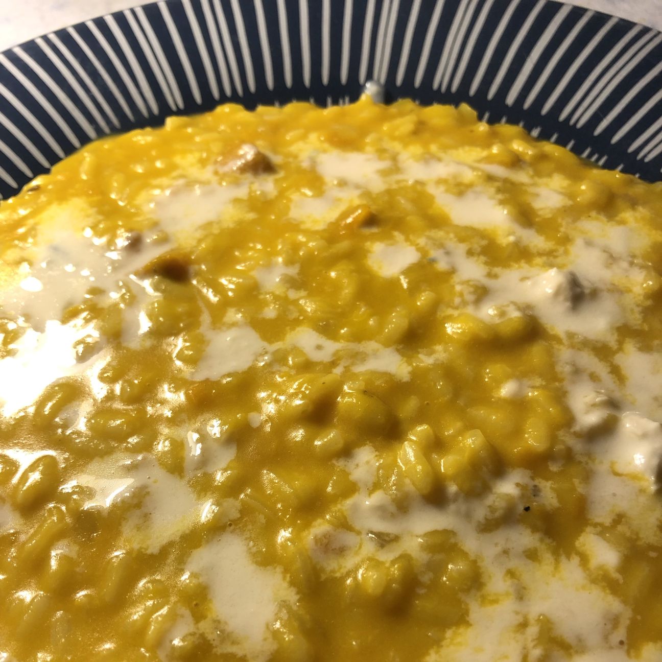 Risotto 🎃 e gorgonzola ❤️