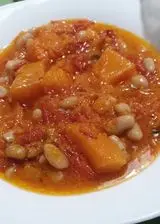 Ricetta Zuppa di zucca con fagiolini bianchi