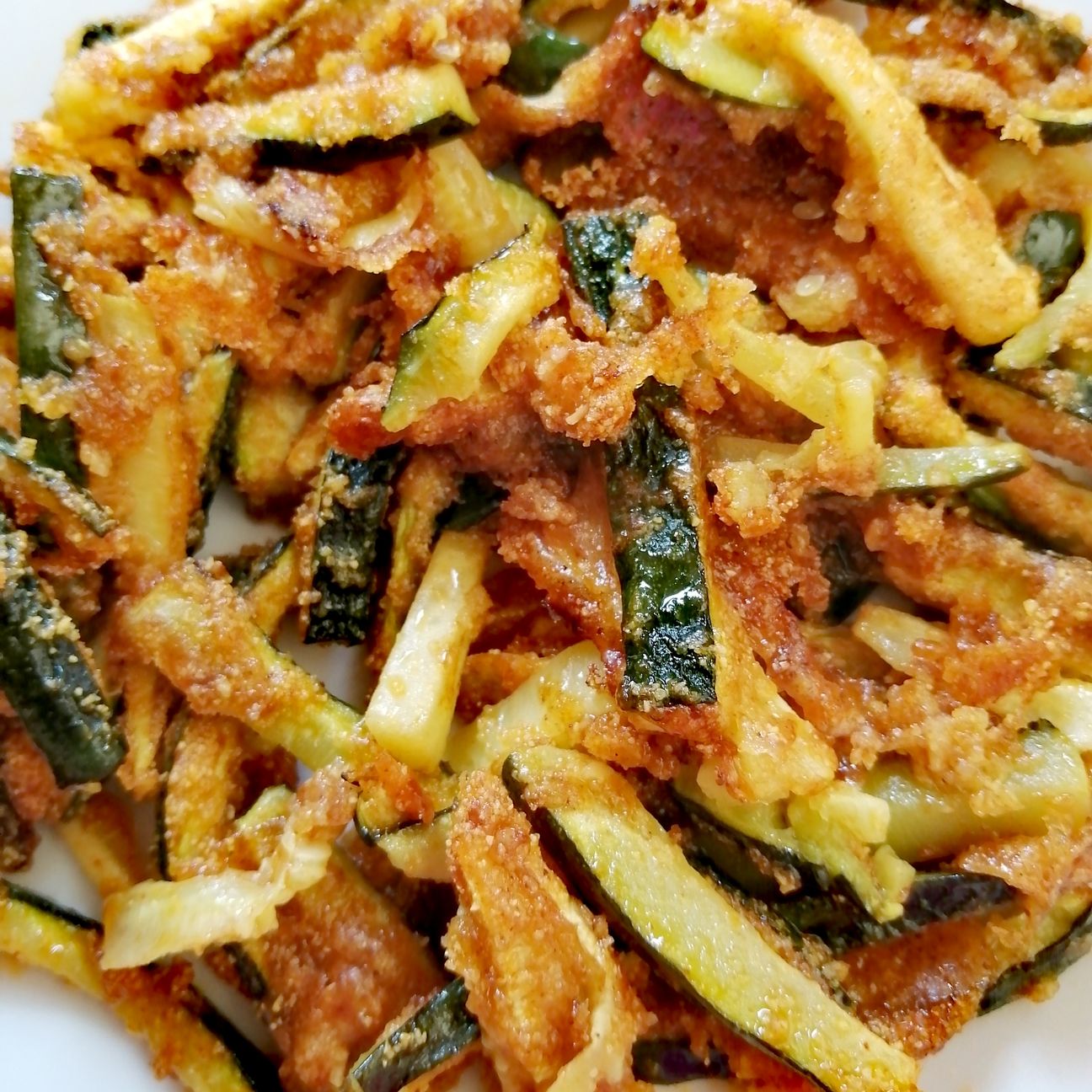 Bastoncini di zucchine al forno