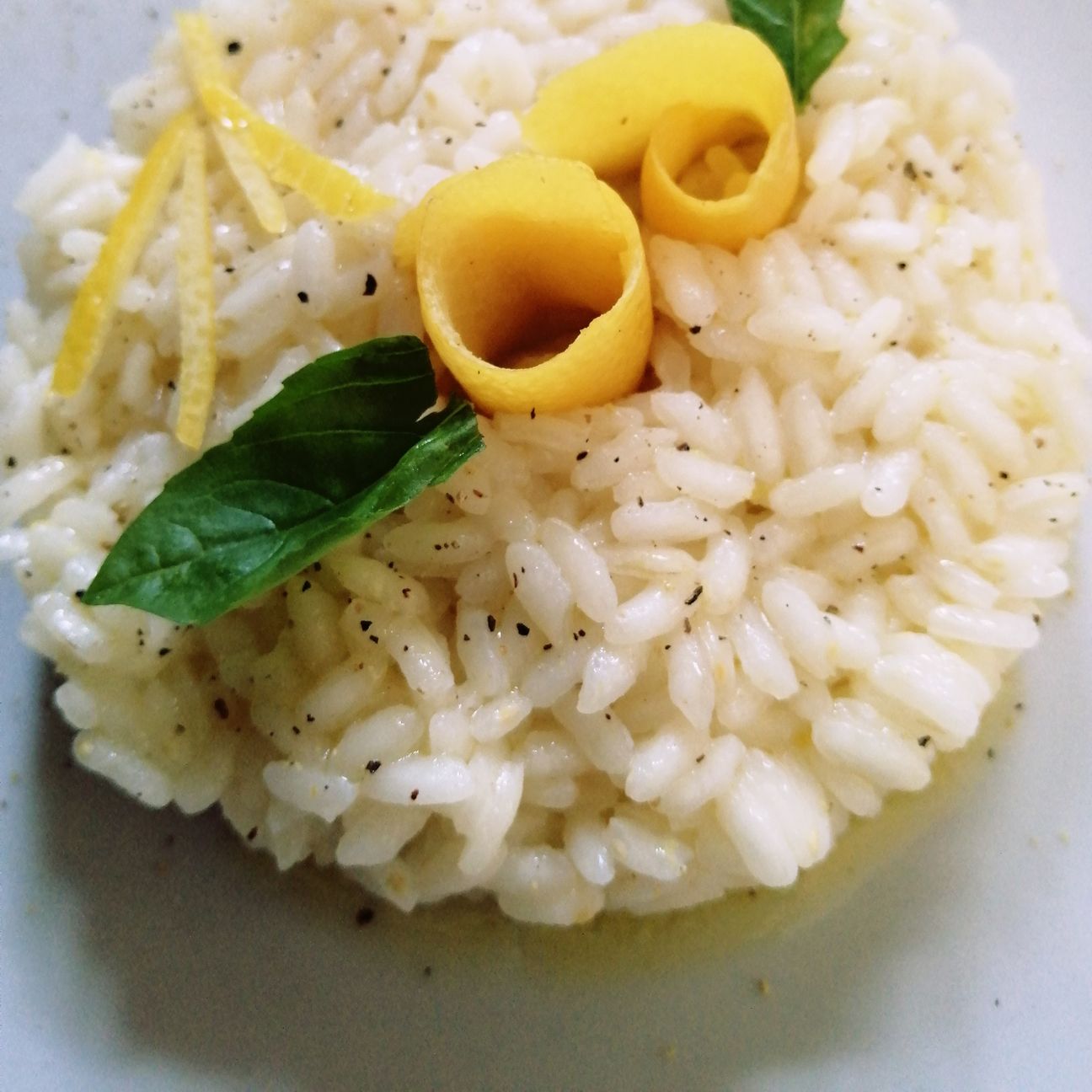 Risotto al limone