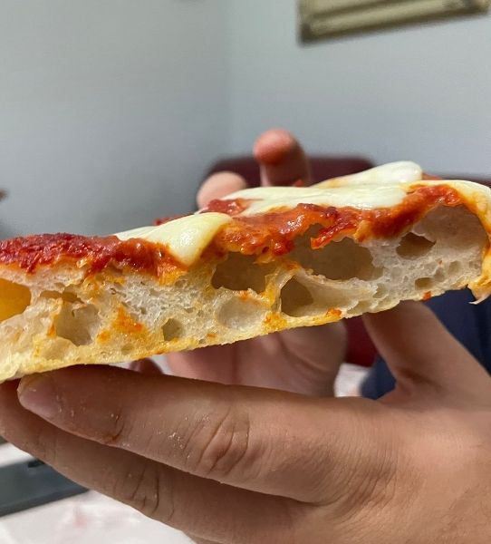 acqua e farina-sississima: pizza margherita in teglia