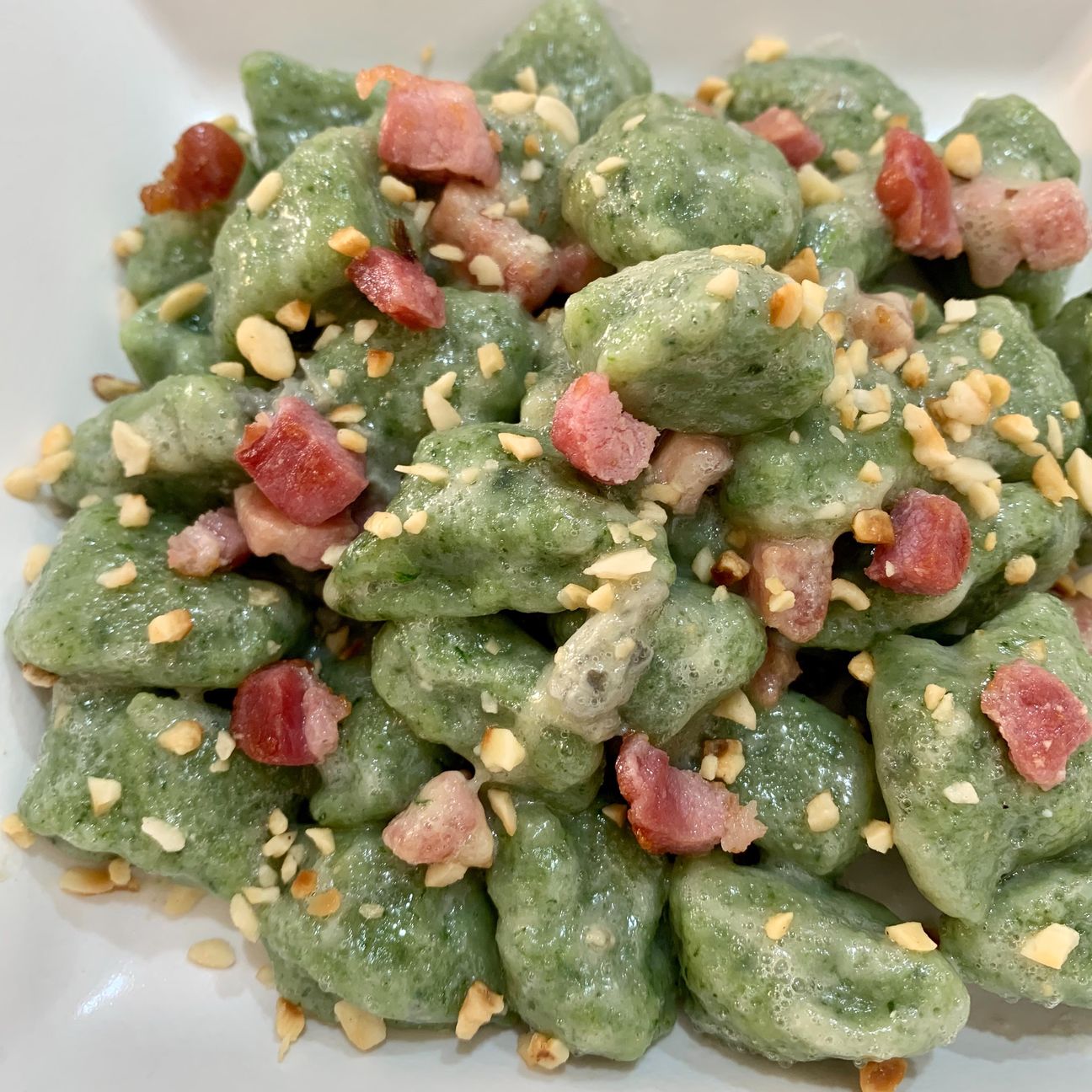 Gnocchi zola e pancetta