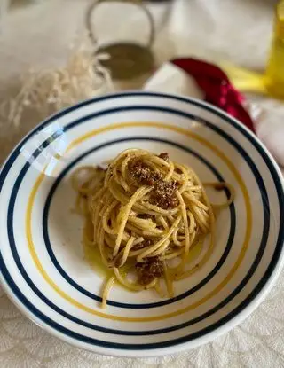 Ricetta Spaghetti aglio, olio, peperoncino e ricci di mare. Allacciate i grembiuli!!! di erikariserbato