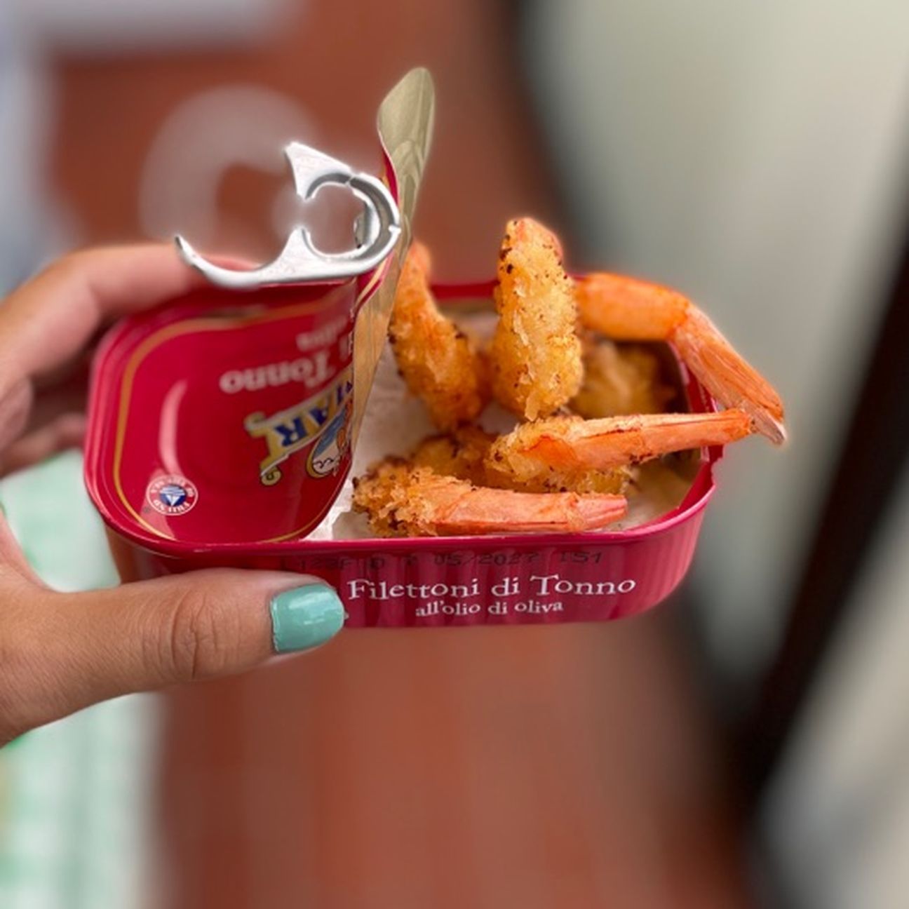 Gamberi fritti al panko