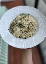 Ricetta Risotto con funghi e stracchino