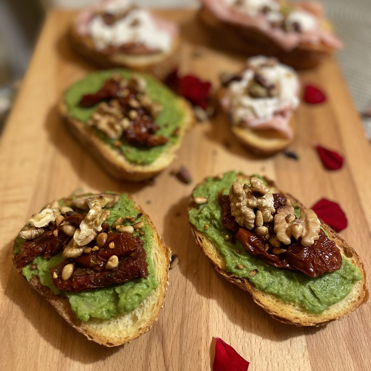 Bruschette gourmet