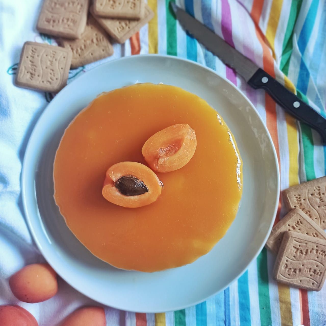 Cheesecake di albicocche