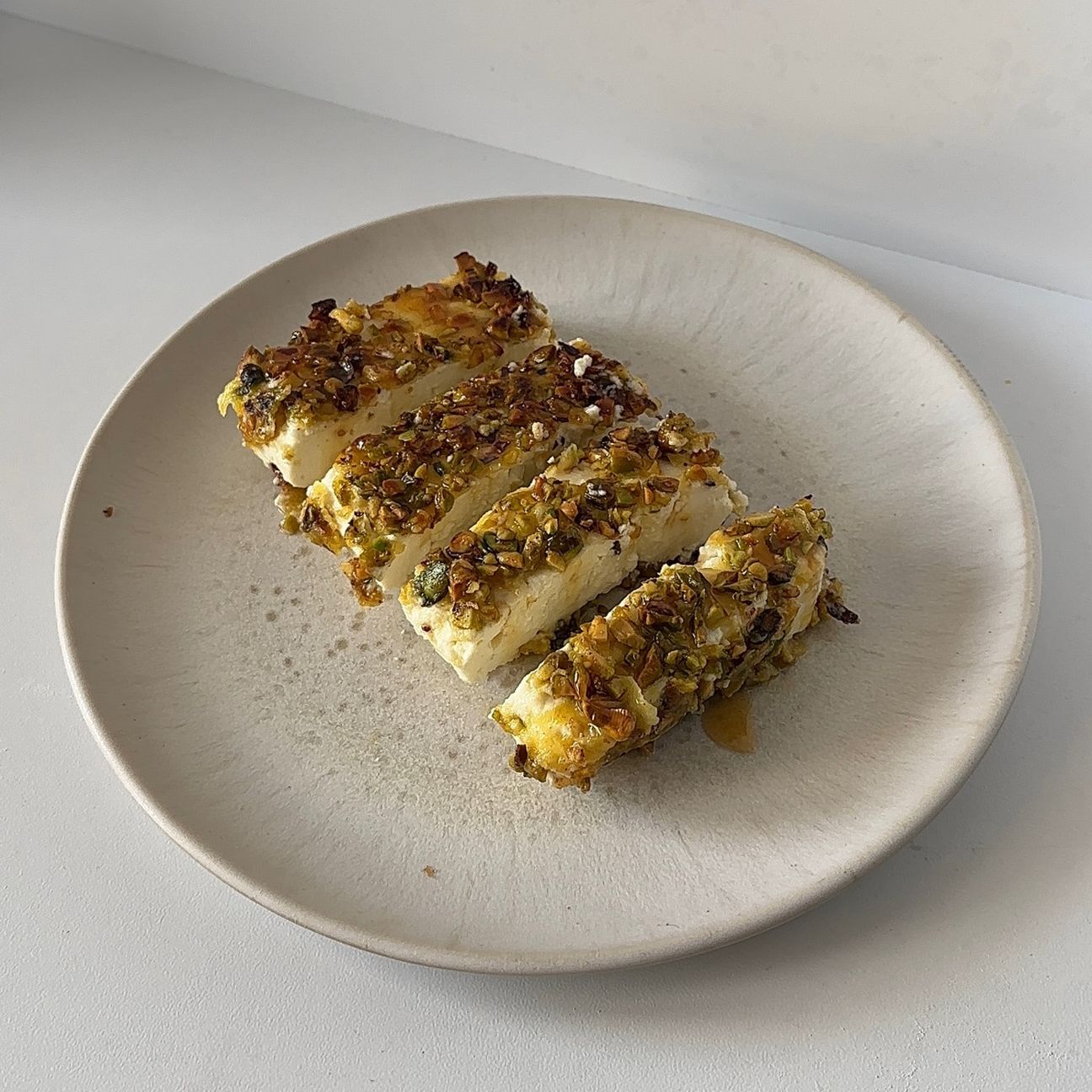 Feta in crosta di Pistacchi e Miele